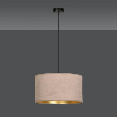 HILDE 1-lichts hanglamp - Roze fluweel