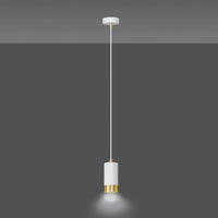 Emibig FUMIKO 1-lichts hanglamp - Wit-goud - Mooier Thuis