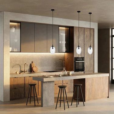 ASTRAL 1-lichts hanglamp - Helder glas