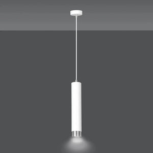 KIBO 1-flammige Hängelampe - Weiß