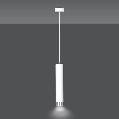 KIBO 1-flammige Hängelampe - Weiß