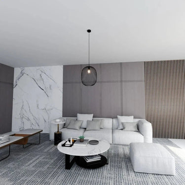 ONYX 1-lichts hanglamp - Zwart metaal