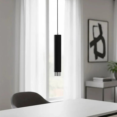 KIBO 1-lichts hanglamp - Zwart chroom