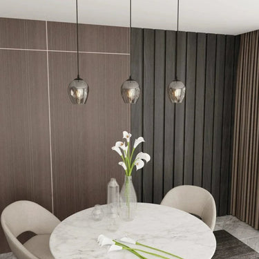 ISTAR 1-lichts hanglamp - Smoked glas