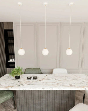ROYAL 1-lichts hanglamp – Wit