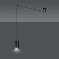 Emibig TRAKER 1-lichts hanglamp - Zwart metaal - Mooier Thuis