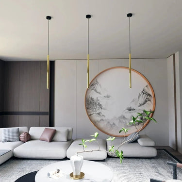 SELTER 1-lichts hanglamp - Goud