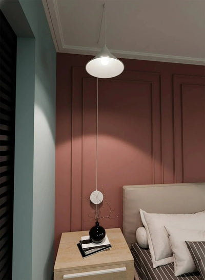 ABRAMO 1-lichts hanglamp – Wit