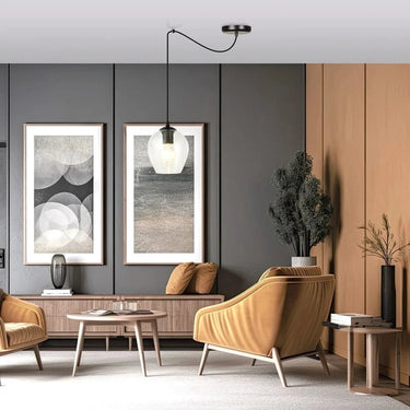 LEVEL 1-lichts hanglamp - Helder glas
