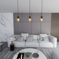 ISTAR 1-lichts hanglamp - Amber glas - afbeelding 2