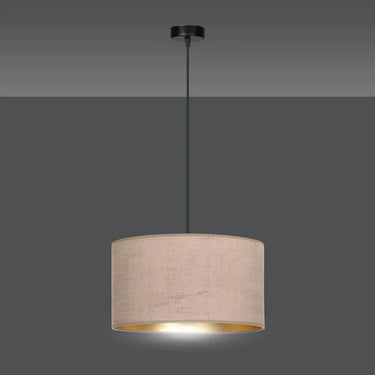 HILDE 1-lichts hanglamp - Roze fluweel