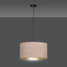 HILDE 1-lichts hanglamp - Roze fluweel hanglamp met lampenkap - bestellen bij Mooier Thuis