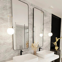 GLAM 1-lichts hanglamp - Wit glas - afbeelding 2