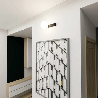 FIT 1-lichts plafondlamp - Wit glas