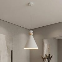 Zero hanglamp hout 1-lichts wit