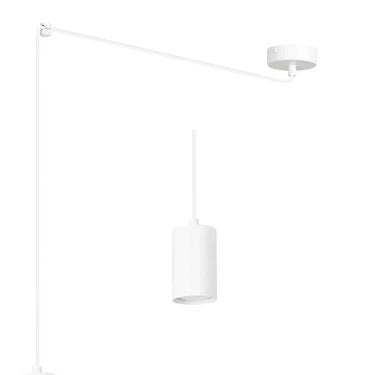 TRAKER 1-lichts railspot hanglamp - Wit