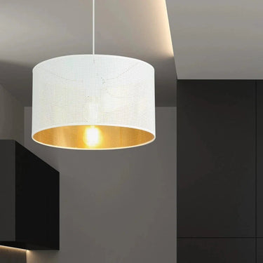 ASTON 1-lichts hanglamp - Wit goud