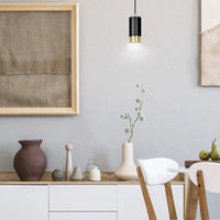 FUMIKO 1-lichts hanglamp - Zwart Goud - afbeelding 2