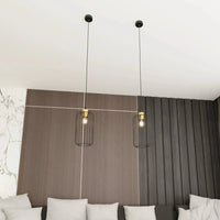 VANDER 1-lichts hanglamp - Zwart goud - afbeelding 2