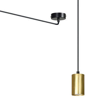 TRAKER 1-lichts hanglamp - Zwart goud