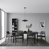 Babel hanglamp 1-lichts zwart