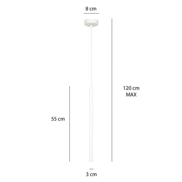 SELTER 1-lichts hanglamp - Wit