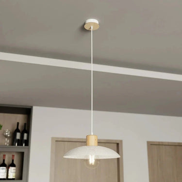 KOBE 1-lichts hanglamp - Wit