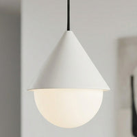 Giro hanglamp wit glas 1-lichts
