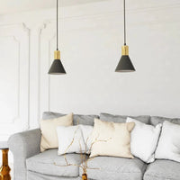 PINK 1-lichts hanglamp - Zwart goud - afbeelding 2
