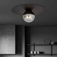 SOLAR 1-lichts plafondlamp - Smoked glas - afbeelding 2