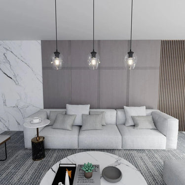 ISTAR 1-lichts hanglamp - Helder glas