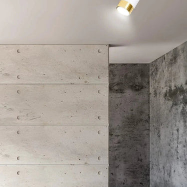HIRO 1-lichts plafondspot - Wit goud
