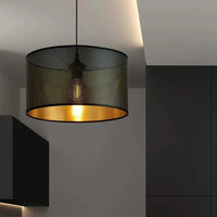 ASTON 1-lichts hanglamp – Zwart/goud - afbeelding 2