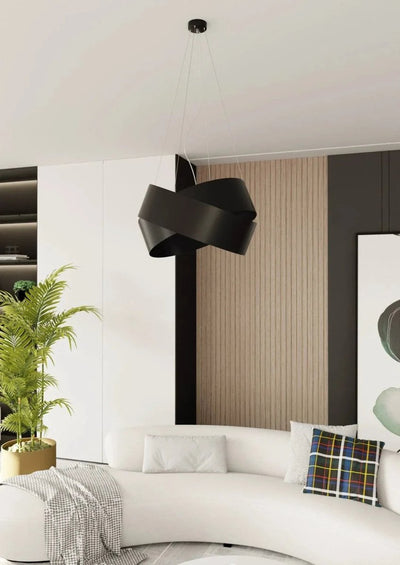 VIENO 2-lichts hanglamp - Zwart metaal
