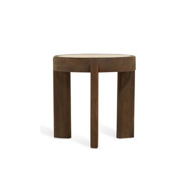 Bijzettafel Bora - Ø50cm Bruin