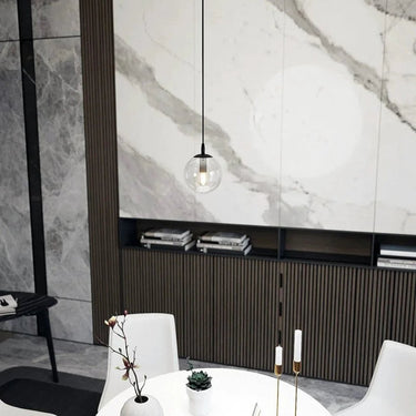 COSMO 1-lichts hanglamp - Helder glas