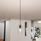 ISTAR 1-lichts hanglamp - Helder glas hanglamp met ronde bol - afbeelding 6