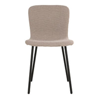 House of Nordic Set van 2 - Eetkamerstoel Halden - Bouclé Beige
