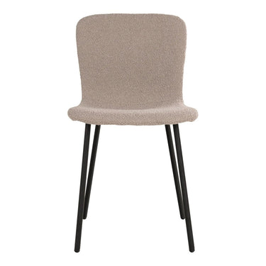 Set van 2 - Eetkamerstoel Halden - Bouclé Beige