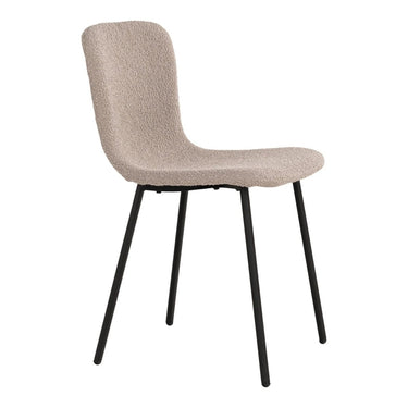 Set van 2 - Eetkamerstoel Halden - Bouclé Beige