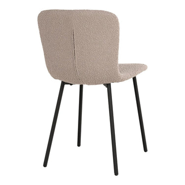 Set van 2 - Eetkamerstoel Halden - Bouclé Beige
