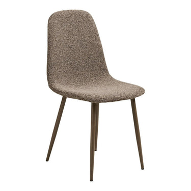 Set van 2 - Eetkamerstoel Stockholm - Stof Bruin