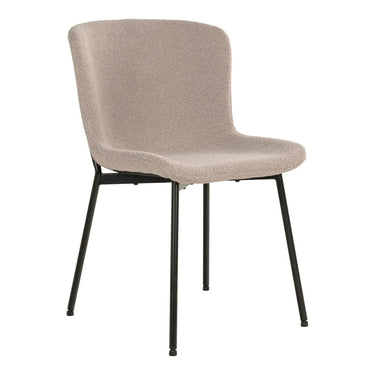 2er-Set – Maceda Esszimmerstuhl – Bouclé Beige