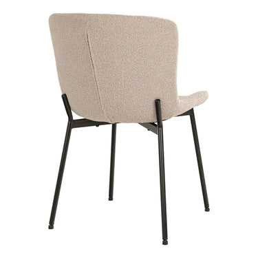2er-Set – Maceda Esszimmerstuhl – Bouclé Beige