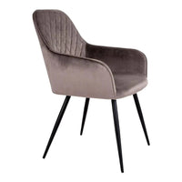 House of Nordic Set van 2 - Eetkamerstoel Harbo - Velvet Bruin - Mooier Thuis