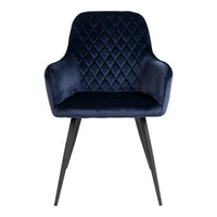 House of Nordic Set van 2 - Eetkamerstoel Harbo - Velvet Blauw