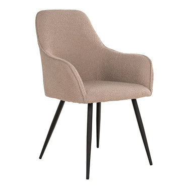 2er-Set – Harbo Esszimmerstuhl – Bouclé Beige