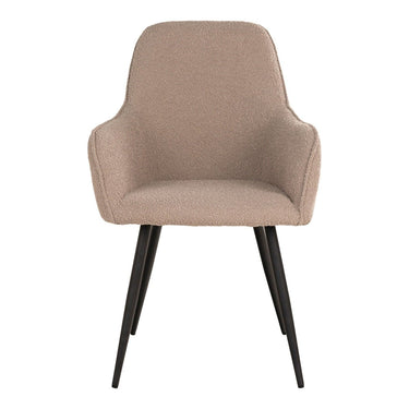 2er-Set – Harbo Esszimmerstuhl – Bouclé Beige