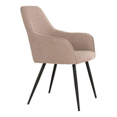 2er-Set – Harbo Esszimmerstuhl – Bouclé Beige