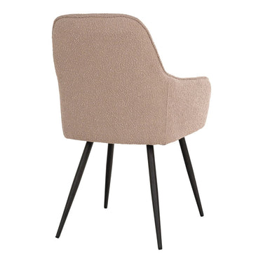 2er-Set – Harbo Esszimmerstuhl – Bouclé Beige